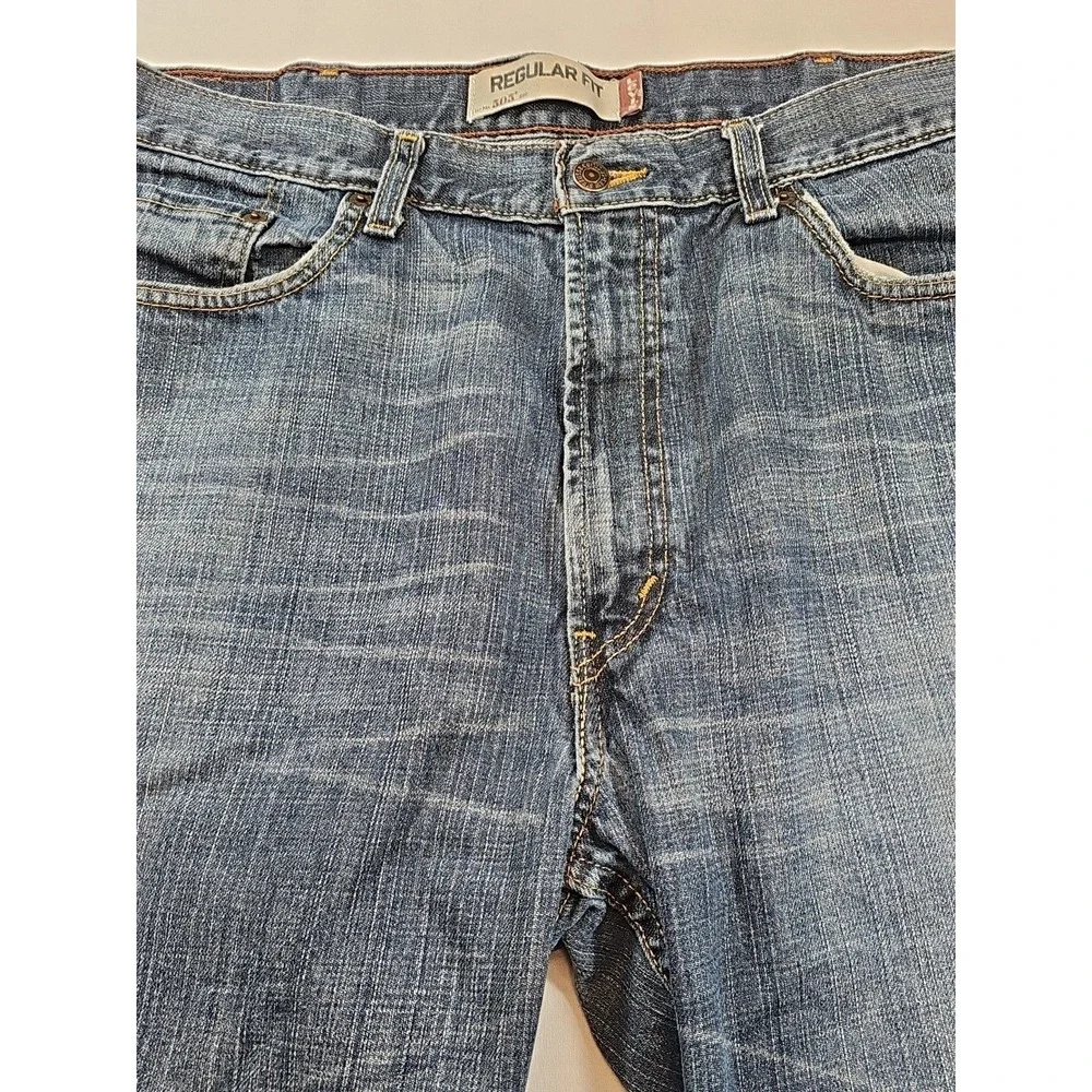 Levi's 505 Jeans Mens Size 38x30 Regular Fit Straight Leg